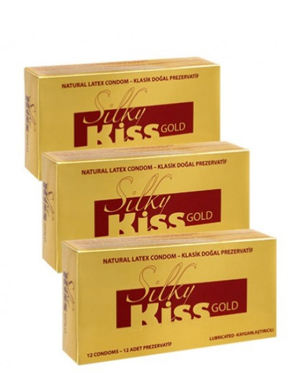 Silky Kiss Prezervatif Gold Klasik Condom (36 Adet)