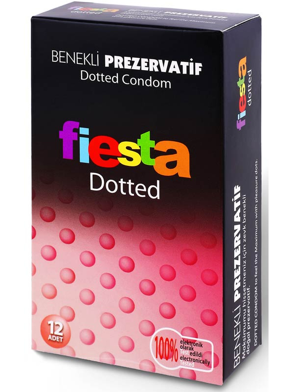 Zevk Benekli Prezervatif Fiesta 12 Adet Condom